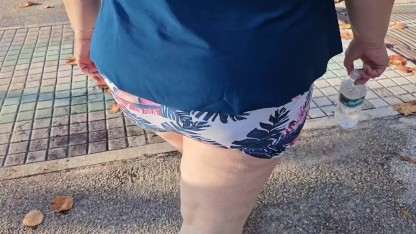 Your big ass milf visits the beach (come along)
