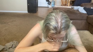 Blind Wife Slurping Big BBC