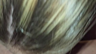 Quick close up blowjob.