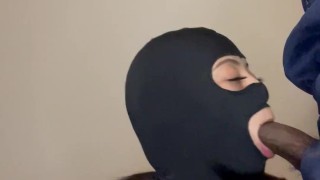 security guard at my condo shouldn’t have FUCKED MY THROAT like this 🫣 SUBCRIBE FOR FULL VID