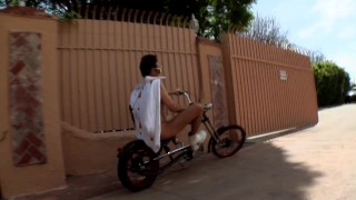 Emma Cummings with Rliey Evans and Steve Holmes Outdoor Anal Only Fucking, Swallow Cum Teaser#1