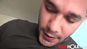 Big Dicked Latino Eats His Lovers Ass