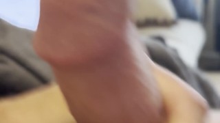 Jerk off and cum between meetings