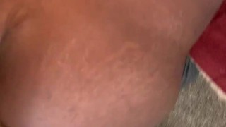 Giving her a spanking