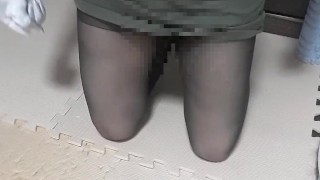 ギャル 露出 エロ ギャル 小悪魔 誘惑 挑発 企画 女装美少年 座り 開脚 お尻 パンチラ モロ ストッキング タイツ プレイ ストレッチNSFW TransGirl PSH