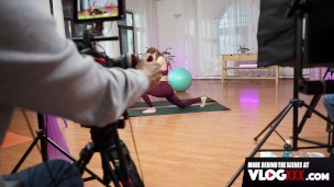 Yoga And Cock For Mina Von D Behind Scenes