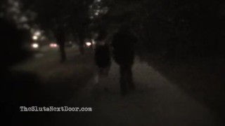 Quick BJ in the park after dark