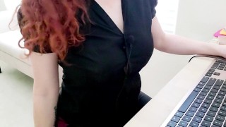 ^ YOU WILL NOT CUM TO THIS ^ ASMR S3CR3TARY GIVES U JOI AT WORK ( . ) ( . )