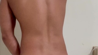 Feeling my dick excited to cum for you