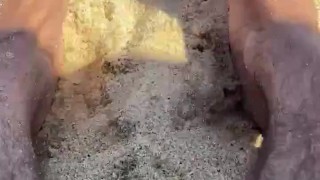 Big sandy feet