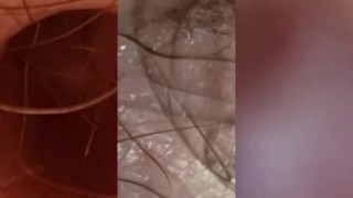 3 Extreme Closeups and Zooms of Belly Button in Multi Cam