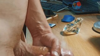 Jerking My Big Thick Dick Moaning Loudly. OnlyFans : neal_caffrey_vip