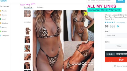 Sexy blonde trophy hotwife full nude sexy bikini try on in leopard print | DADDYSCOWGIRL