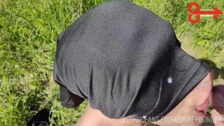 Cumload for a Straight 18 Year Old College Twink Outdoors
