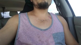 Public parking lot jerk session ultra health on san pedro