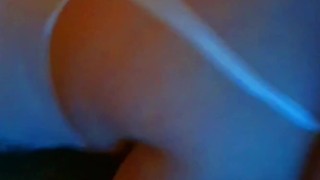 Wife's First Double Penetration. 9" Cock and 10" Dildo