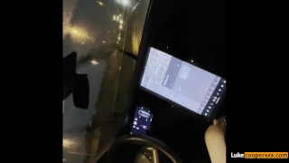 Petite Teen Sucks & Fucks In Car