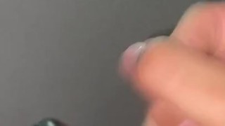 Enjoy how my mouth screams with pleasure for this rich handjob until I cum