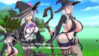 【#01エクリプスの魔女 エロゲ実況(体験版)】爆乳魔法使いのエロ特化型ファンタジーRPG 早速村の青年と中出しセックスしてしまい・・(Witch Hentai game)