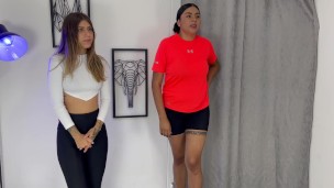 Gym instructor with a big penis fucks my sister-in-law MollySmith and me - MelaniRincon