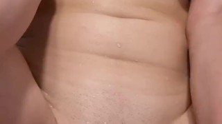 watch me shower then get fucked by big pink dick
