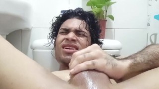 Sweaty Twink Stuffing His Ass With 8'in Dildo 🥵😵‍💫😈