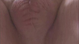 Dildo riding and leaking cum