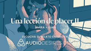 Mi novia quiere correrse pero no la dejo [relatos para tocarme] [bdsm] [lesbiana]