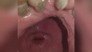Wide open pussy cervix