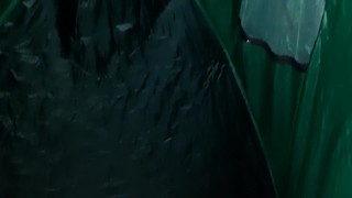 In the rain in the tent, I cum in her mouth - Lesbian_illusion