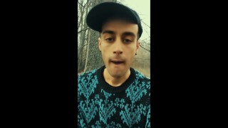 Twink want to swallow cum after blowjob but accidentally spits it