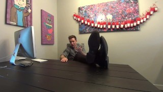 Boss Teases You with his Big Soft Ticklish Feet (PREVIEW)