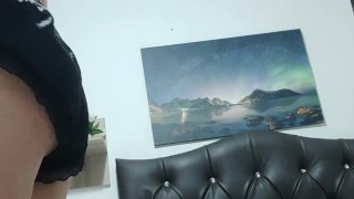 Horny babysitter changes to go fuck her boss