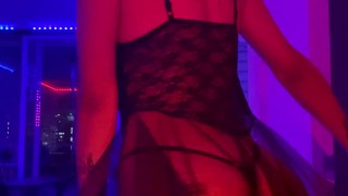 waiting for daddy with my sexy slutty dress