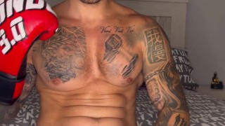 Boxing With No Hands Cum, boygym