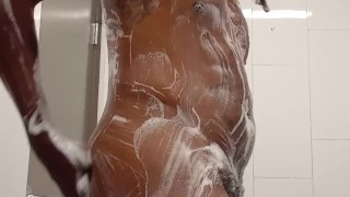 Cleaning my ass and dick cubby da porn hubby