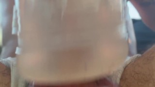 Balls deep in fleshlight