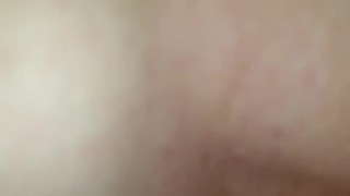 Big dick goes deep inside pussy. Asked to cum inside so she could get pregnant.