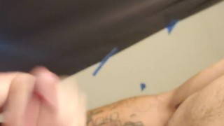 Cums all over my face