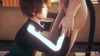 Kazuma Sato Kono Suba Yaoi blowjob