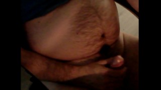 Mastrubating in the office 