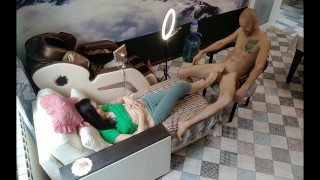 hot milf fucked my cock with her legs