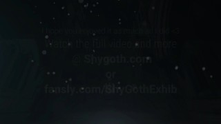 Night walk in a extremally skimpy slutty dress