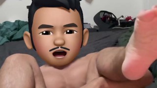 『 俺の部屋 』 仮想兄貴RYUDOの男アナニー vol.1 二刀流。チンポもケツも両方使えて一人前の男だぜ。