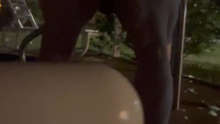 Slipped finger in outdoors