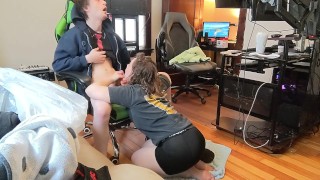 Heather Kane Milks Stranger and Complains about the Cum All over her Clean Shirt