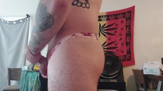 Erotic dance,. panties, DICK