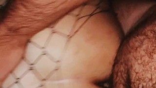 BFs Husband fucks ROUGH WET pussy so tight it keeps a LOAD OF CUM in!