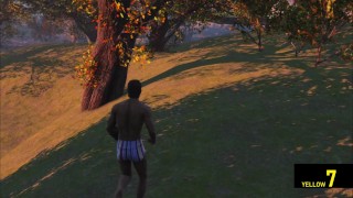 Sunbathing boy gets fucked by random jogger!