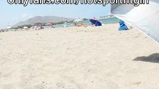 Exhibitionist Beach Fun: Flashing and Playing with My Cock in Public!